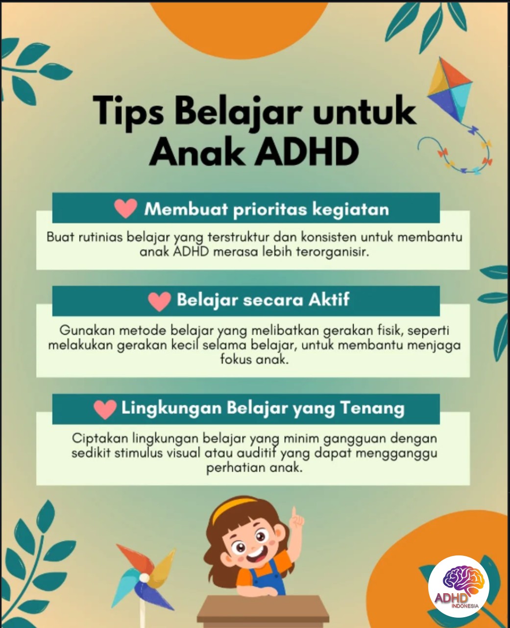 Strategi Belajar yang Cocok untuk Anak ADHD di Kabupaten Hulu Sungai Tengah